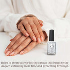 Base And Top Coat Nail Polish - Glossy Finish Long Lasting Top Coat - No Wipe Ge