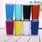 Tumbler Coffee Cup Beverage Travel Mug Insulated Stainless Steel 20 Oz
