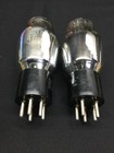 Nos Nib Matched Pair Rca   47 Amplifier Radio Vacuum Tubes Vintage Tested 129310