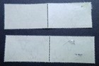South Africa Suid Afrika Stamps 1938  79-80 Set Attached Pairs Wagon Wheel Mh Og