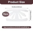 10pcs Baseball Caps Inserts Shapers  White Plastic Card Hat Inner Support  Cap
