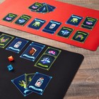 2 Pack Card Playmat For Mtg  Tcg  Board Games  Table Magic  black red 24x14 In 