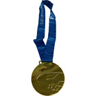 Gold Medal - 2010 Vancouver Olympics - Big With Silk Ribbon Rare Usa Seller