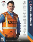 2024 Graham Rahal Signed Indianapolis 500 Hero Photo Card Indy Car United Rental