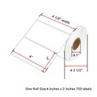 Direct Thermal Shipping Paper Labels Compatible For Zebra Datamax Lp2824 Lp2844