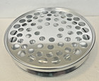 Vtg Set Metal Communion Tray With Slots And Lid And 12 Mini Glass Cups Eucharist