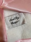 Pink Plush Baby Security Blanket Lovey Satin Trim Small Fry Design Comforter