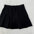 Childrens Place Black Pleated Skirt With Built-in Shorts Kids Size 12 School