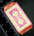 Vintage 1910 s  Persian Rug Tobacco Cigarette Felt  2 1 2  X 4 1 2  T1209