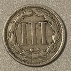 1881 3 Cent Nickel U s  Coin Nice Condition