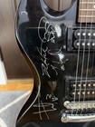 Squier By Fender Electric Guitar  Black  Signed By Band 3 Doors Band In 2002