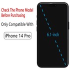 2pcs For Apple Iphone 14 Pro Screen Protector Tempered Glass Film Protection