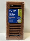 Lot Of  4  Truaire Solid Oak 4 X10  Wood Floor Diffuser Register H168-odf