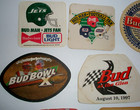 7 Beer Bar Coasters Budweiser Bud Light Beer Breweries Heavy Paper cardboard