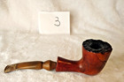 Vintage Mastersen Freehand Briar Wood Tobacco Smoking Pipes Set Made Is Israel