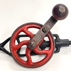Goodell Pratt Co Hand Crank Drill Egg Beater Handle Storage 12  Read