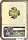69-79 Ad Vespasian Winged Caduceus Ancient Roman Silver Denarius Ngc Choice Fine