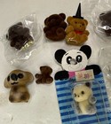 Flocked Teddy Bears Miniature Lot Lot Of 10 Koala   Stick Pin Vintage