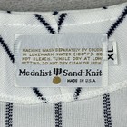 Vintage New York Yankees Jersey Mens Xl Mlb Baseball Medalist Sand-knit 90s