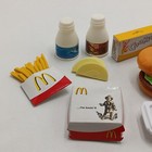 Vintage 2002 Play Food Pretend Play Toy - Mcdonald s  Mix Lot Of 19 Pieces