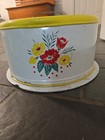 Vintage Cake Carrier From 1950s  Mid Century Modern  Good Used Condition