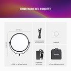 Neewer 18  Led Round Panel Video Light W app Control 2500k-8500k For Filming