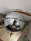 Vtg Art Deco Chrome Orange Bakelite Coffee Orb Percolator Manning Bowman
