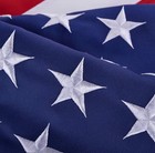 American Flag 3x5  Heavy Duty Polyester - Made In Usa - Sewn Stripes Embroidered