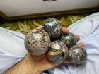 Rose Pink Rhodonite Sphere Lot Polished Gemstone Balls Wholesale Batch 8pc 3 6kg
