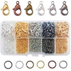 Lobster Clasp Open Jump Rings For Bracelet Necklace Connectors Jewelry Making