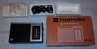 Nm In Box Vintage Toshiba Radio Model Rp-113f Ac dc Am fm Solid State Japan