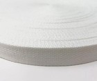 White Cotton Webbing - 1 Inch  25 Mm  Heavy Weight Cotton Webbing  5-100 Yards 