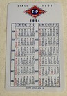 1954 Texas   Pacific Railway Railroad Calendar Pocket Card  works In 2027 