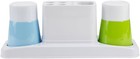 Bathroom Toothbrush Toothpaste Stand Organizer Plastic Storage Rack