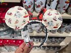Disney Parks Holiday Lodge Snow Mickey Christmas Minnie Mouse Ears Headband     