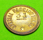 Frederick Maryland   3520-ab C s 31   Optimist Parking Lot Special Parking Token