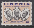 Liberia Vintage 1959 Airmail Scottt   C123 Wholesale Lot Of 10 Mint Never Hinged