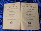 Antique 1901 Thieme-preusser  Dictionary Of The English   German Languages