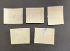 Mlh Set Of 5 Paraguay Postal Stamps   1944 - 1946