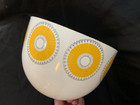 Vintage Mcm Mid Century 1950s Finel Kaj Franck Arabia Sunflower Enamel Bowl