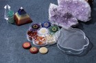 7 Chakra Crystal Stones Natural Reiki Healing Crystals Gemstones With Engrave   