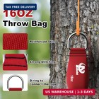 Arborist Throw Line Kit With Slick Rope   12 14 16oz Throw Weight   Reflective S
