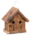 Rustic Birdhouse Condo - Recycled Mushroom Wood Bird House