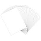 110lb Cardstock 8 5x11 White - 50 Sheets Heavyweight Paper For Invitations  Menu