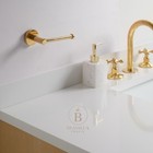 Ashford Toilet Paper Holder     Unlacquered Brass