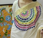 3000pcs Craft Sheesha Mirror Pieces With Fabric Glue For Embroidery Craft Silver