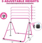 Gymnastics Bar For Kids  Adjustable Height Gymnastic Horizontal Bars  Folding Ex