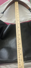 Vintage Mulholland L Embossed Leather Tote Bag Handbag Snap In Pouch Clutch Usa