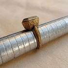 Stunning Rare Roman Era Bronze Ancient Ring With Beautiful Engraved Authentic