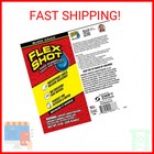 Flex Shot  8 Oz  Black  Flexible Rubber Silicone Sealant  Waterproof Caulk  Uv R